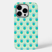 Peacock patroon mint aqua green Case-Mate iPhone case (Achterkant)