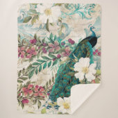 Peacock Peacococks Grande couverture Sherpa (Devant)