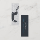 PEACOCK & PEBBLES Carte de visite mince (Devant / Derrière)