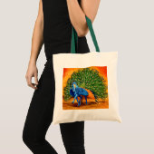 Peacock Pegasus Tote Bag (Voorkant (product))