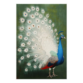Peacock Perfect Poster