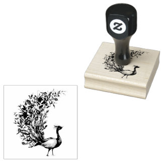 Peacock Perfect Rubberstempel