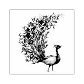 Peacock Perfect Rubberstempel (Afrduk)