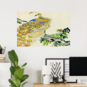 Peacock Permanent poster Tekening 1 (Thuiskantoor)