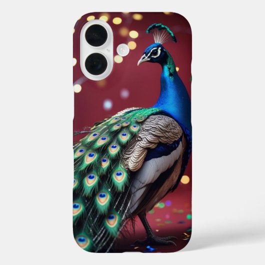 Peacock phone case  (Achterkant)