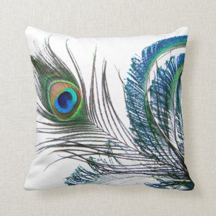 Peacock Pillow Abstract Kussen