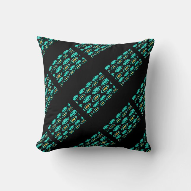 "Peacock pillow" Kussen (Voorkant)