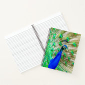 Peacock Plumage Notitieboek (Binnen)