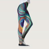 Peacock Plume-Leggings Leggings (Rechts)