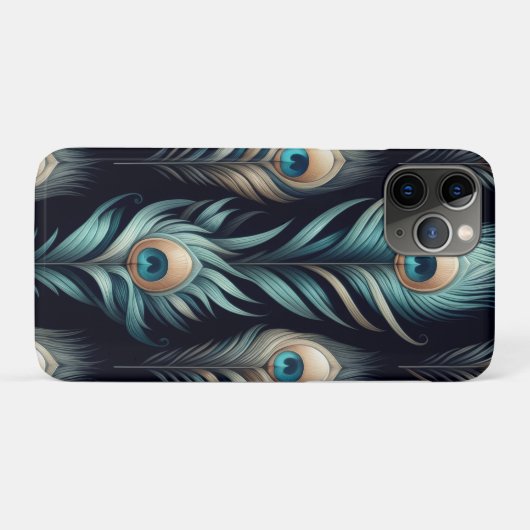 Peacock Plumes Case-Mate iPhone Case (Achterkant (horizontaal))