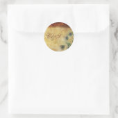 Peacock plumes mariage Favoriser Stickers (Sac)
