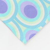 Peacock plumes ovale motif violet nommé couverture (Coin)