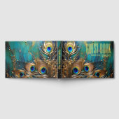 Peacock plumes panache feuille or dispersion marbr (Complet)