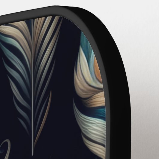 Peacock Plumes Pickleball Paddle (Links Detail)