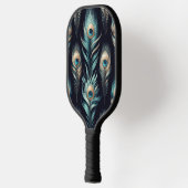 Peacock Plumes Pickleball Paddle (Links)