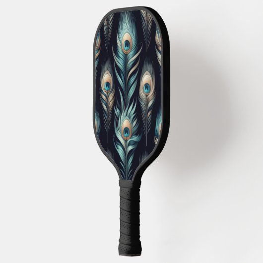 Peacock Plumes Pickleball Paddle (Links)