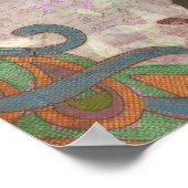 Peacock Pointing to Desiderata Poster (Hoek)