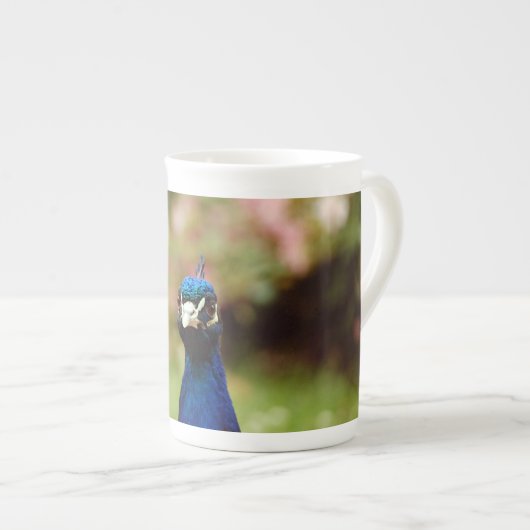 Peacock Porselein Kop (Voorkant rechts)