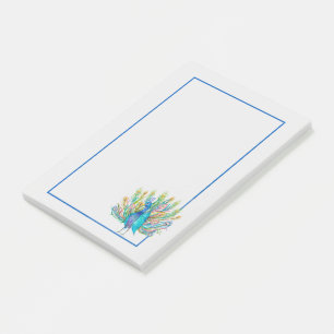 Peacock Post-it® Notes
