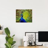 Peacock Poster (Thuiskantoor)