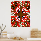 Peacock Poster (Keuken)