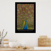 Peacock Poster afdrukken (Keuken)