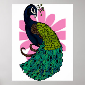 Peacock Poster afdrukken