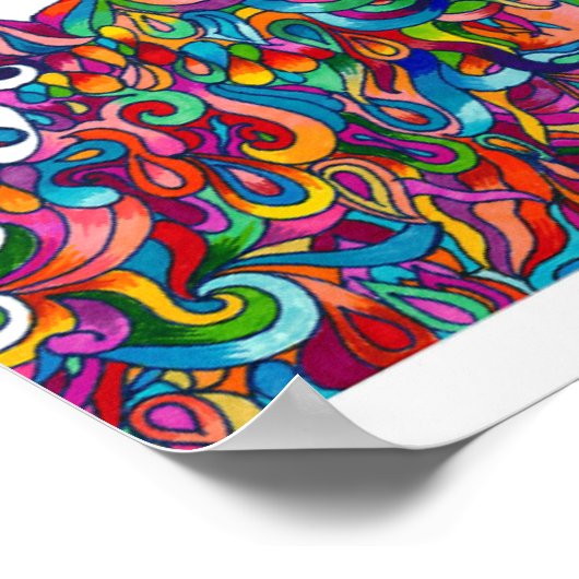 Peacock-Poster Poster (Hoek)