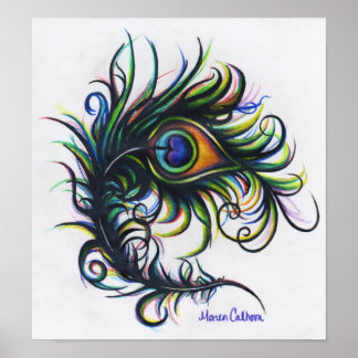 Peacock-Poster Poster