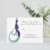 Peacock précieux en violet, Turquoise, réponse ver (Debout devant)