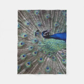 Peacock Pride Fleece Deken (Voorkant)