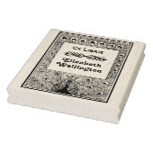 Peacock pronken met veren #3 ex libris boek 	rubberstempel (Stempel)