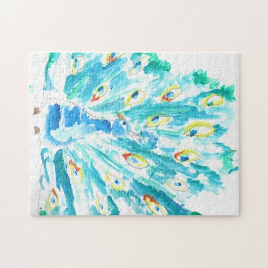 Peacock Puzzle (Horizontal)