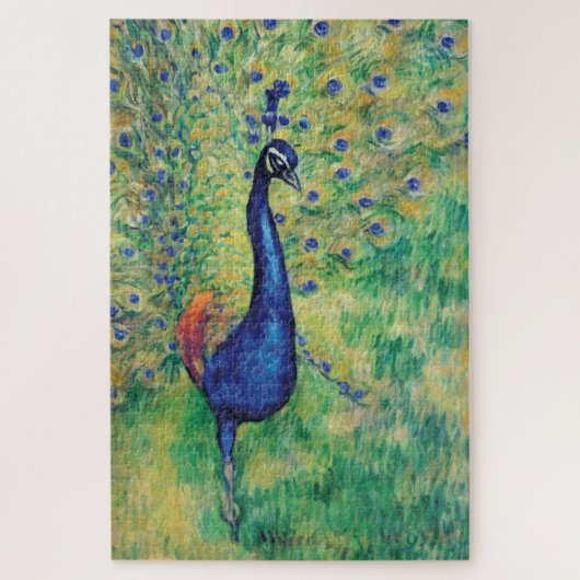 Peacock - Puzzle Legpuzzel (Verticaal)