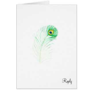 Peacock - Reply Card
