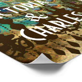 Peacock Roaring 20's Wedding Poster (Hoek)