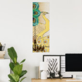 Peacock Roaring 20's Wedding Poster (Thuiskantoor)