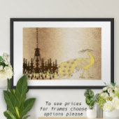 Peacock Roaring 20's Wedding Poster