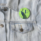 Peacock Ronde Button 5,7 Cm (In situ)