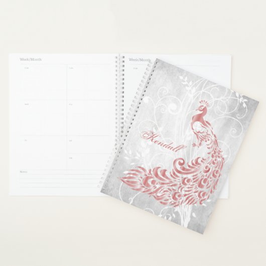 Peacock rose Personnalisé (Devant avec enveloppe)