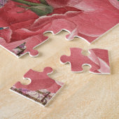 Peacock Roze Floral Sheet Muziek Legpuzzel (Zijkant)