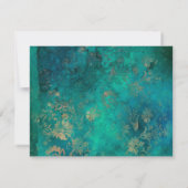  Peacock RSVP Kaartje (Achterkant)