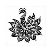 Peacock Rubber Stamp Rubberstempel (Afrduk)