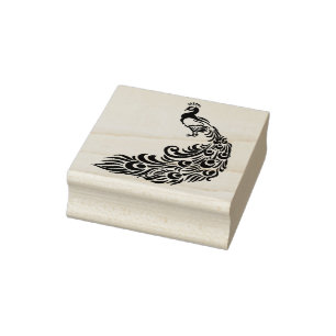 Peacock Rubberstempel