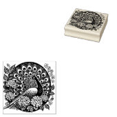 Peacock Rubberstempel (Gestempeld)