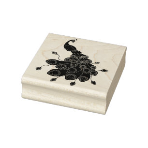 Peacock Rubberstempel
