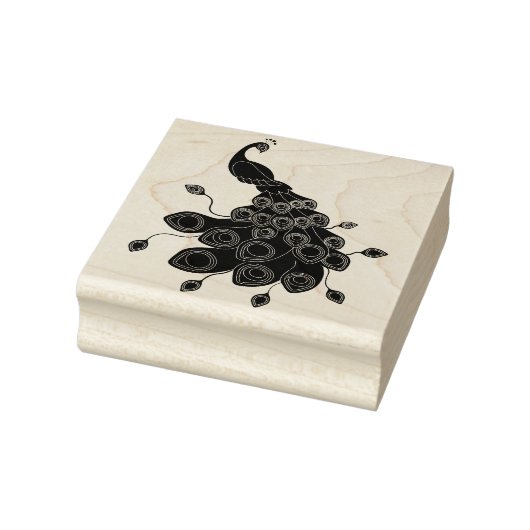 Peacock Rubberstempel (Stempel)