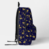 Peacock Sari Pattern Bedrukte Rugzak (Links)