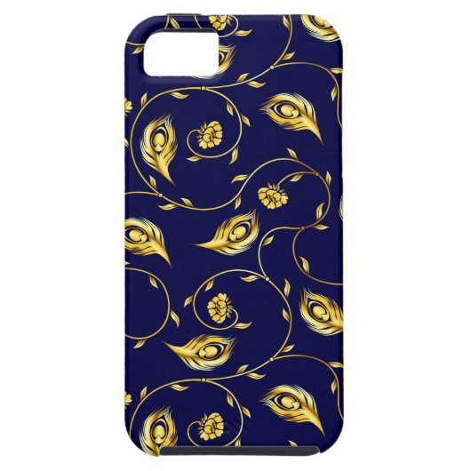 Peacock Sari Pattern Case-Mate iPhone Case (Achterkant)