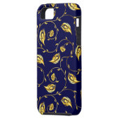 Peacock Sari Pattern Case-Mate iPhone Case (Achterkant Links)